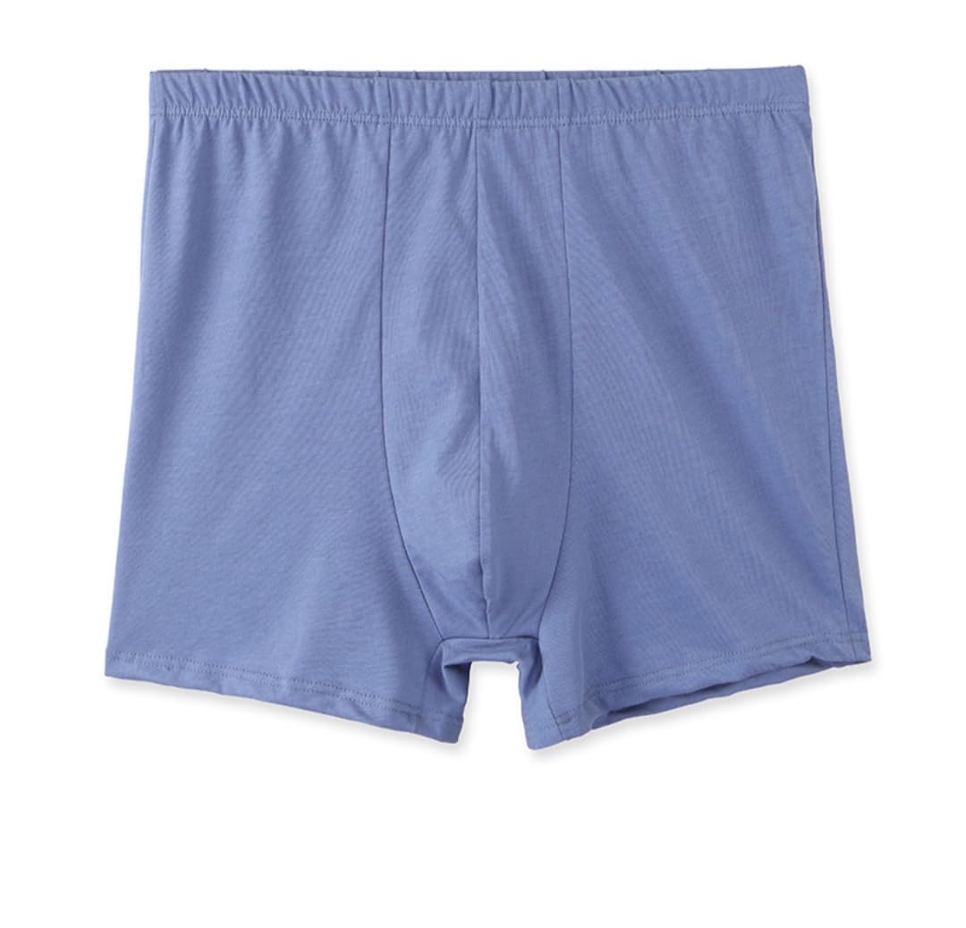 NOGRAX Mutande Uomo Boxer da Uomo in Cotone A Vita Alta da 5 Pezzi, Comode Mutandine Larghe Taglie Forti