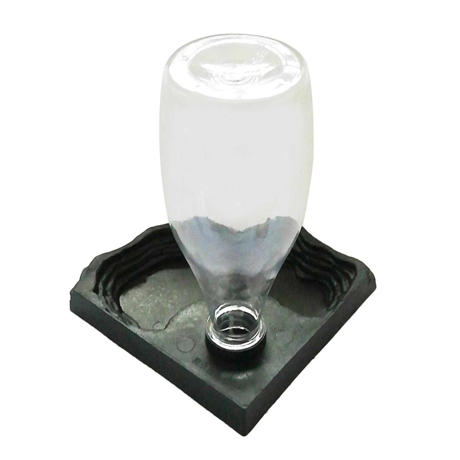 Distributeur d'eau pour Reptile, Abreuvoir Tortue, Mangeoire Gamelle Tortue Terrestre, Anti Debordement Plastique Bol Accessoire