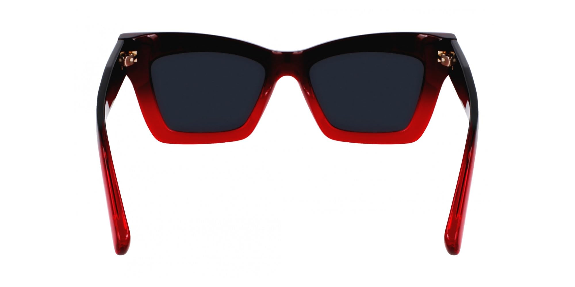 FERRAGAMO Unisex SF2031S Sunglasses, Gradient Dark Red Trasparente, 52, Gradient Dark Red Transparent, 52