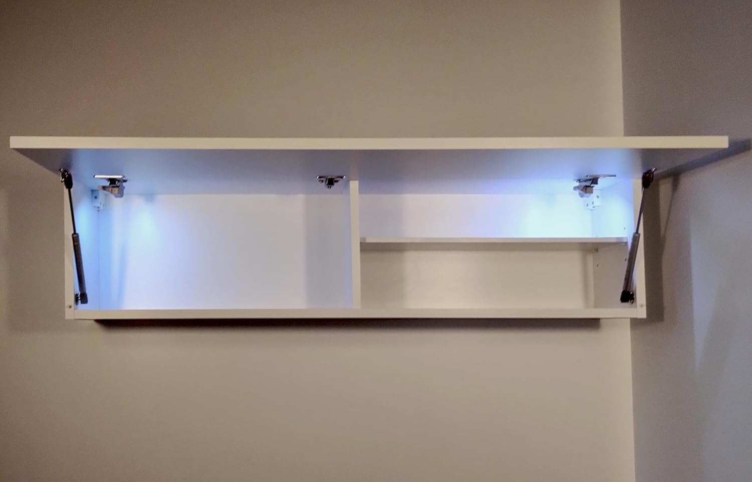 Mobiletto Pensile Da Bagno Laura Salvaspazio - Armadietto Sospeso Con Apertura Telescopica, Bianco Opaco, 30x90x23 Cm - Foto 4