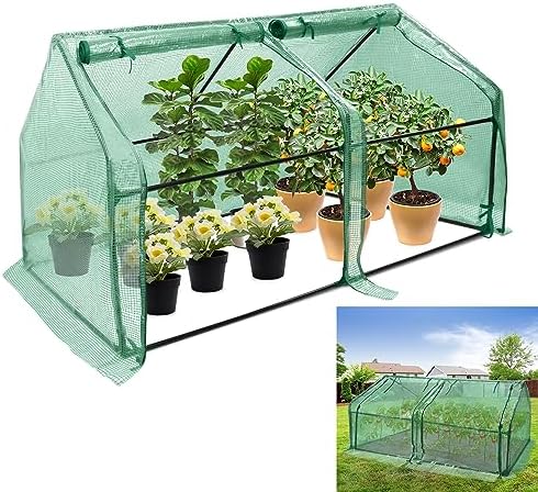 CEEDIR Gewächshaus für Tomaten Foliengewächshaus HDPE Treibhaus