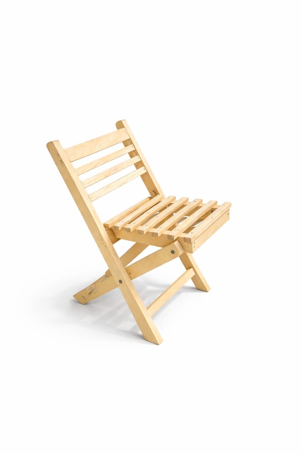 Handcrafted Solid Wood Folding Chair | Premium Foldable Balcony Chair | Natural Wooden Portable Chair for Indoor Outdoor | Garden Patio Dining Café Restaurant Office Home Furniture-image-25