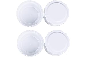 Avent Baby Bottle Screw Lids with Resealable Sealing Discs for Wide-Mouth Bottles