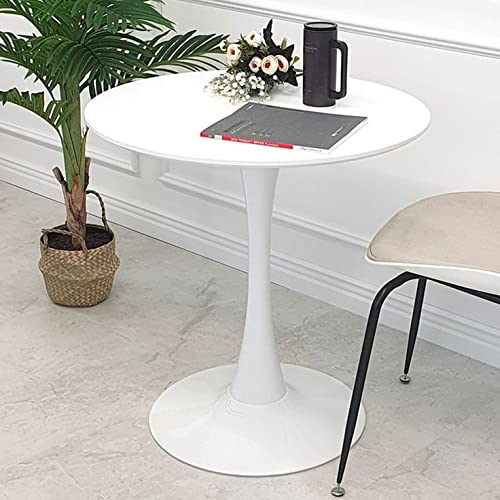 Shoppee Nesting Table Modern Coffee Tea End Table for Living Room, Bedroom and Balcony with Latest Round Design-White(Wood)