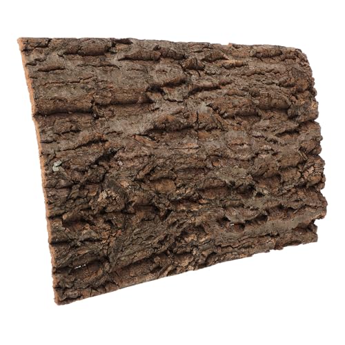 GALPADA Cork Bark Backdrop for Reptile Tanks Natural Texture Climbing Mat Durable Terrarium Decor for Lizard Snake Turtle Habitats Realistic Habitat Decoration