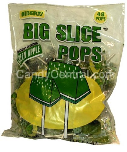 Big Slice Pops Green Apple - Albert & Son