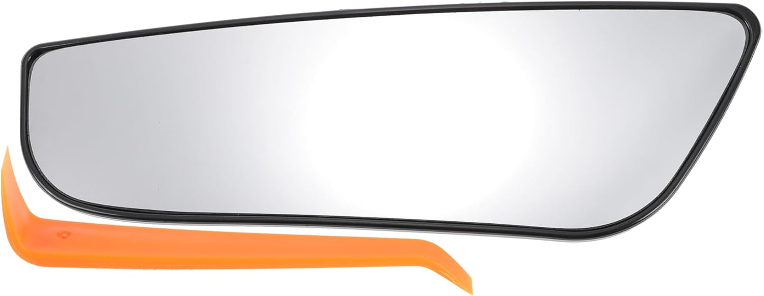 1 Set Mirror Glass Replacement for Ford E150 E250 E350 1992-2007 Left Driver Side Lower Part W/Backing Plate