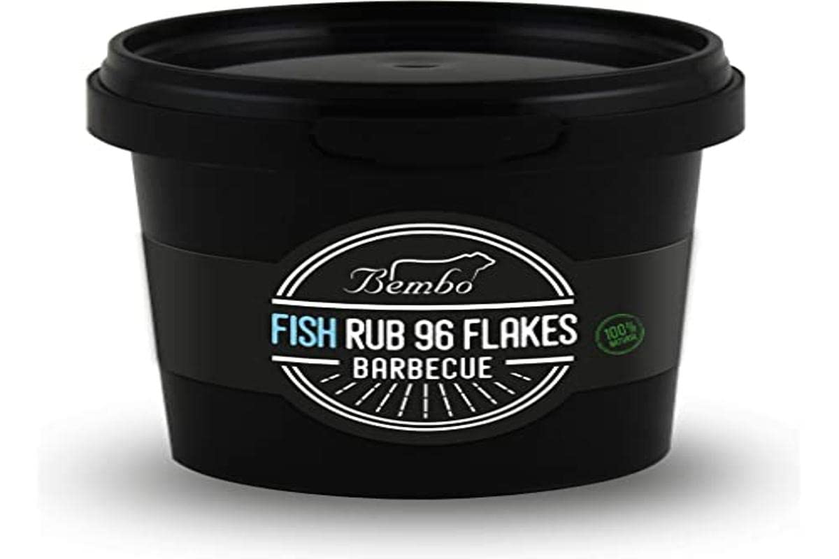 BEMBO BARBECUE FISH 350 g - BBQ Rub - Condimento Mezclas de Especias para Barbacoa - Bembo Spices & Rub - Made in Italy