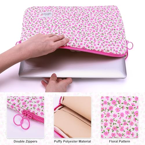 Funda para portátil floral de 13 pulgadas miniatura 3