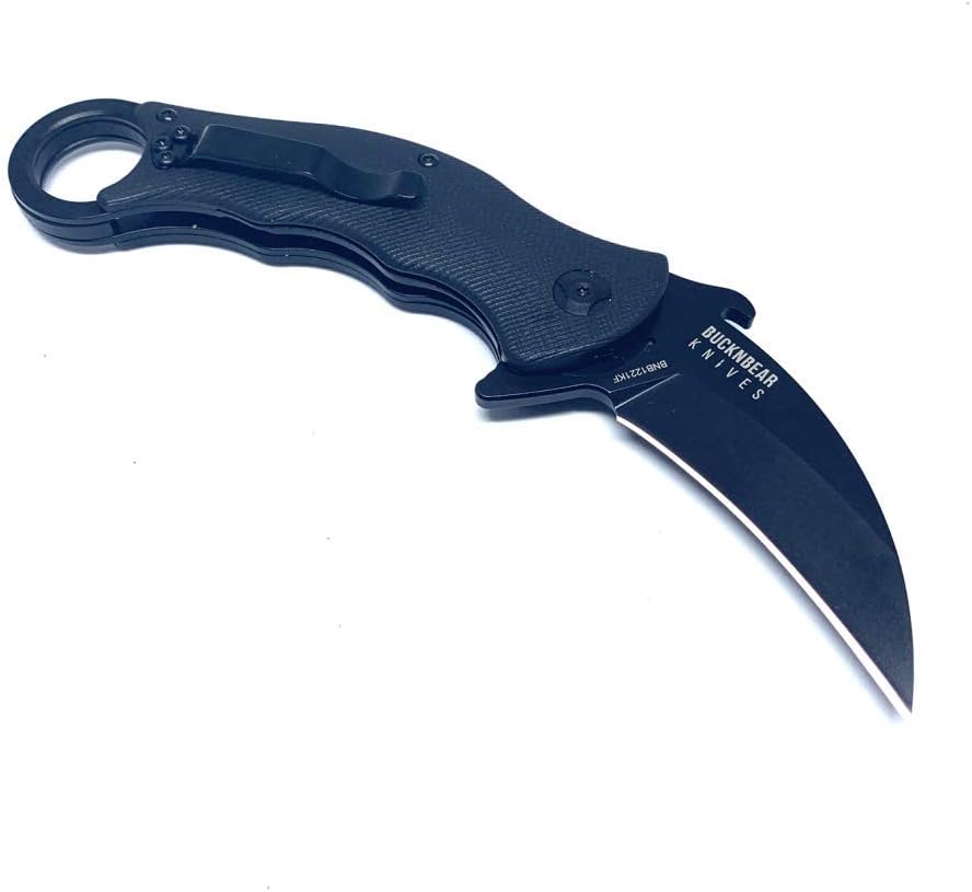 BUCKNBEAR KNIVES BNB1221KF Tactical Karambit, Army Black