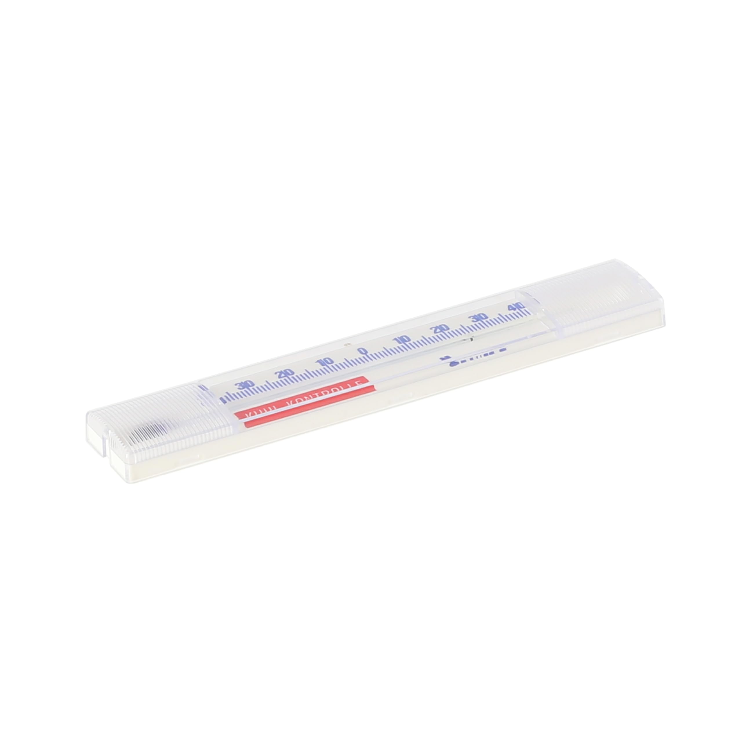 Lantelme Kühlschrankthermometer Selbstklebend Waagrecht | Temperaturanzeige -40°C bis 40°C | Kunststoff 14cm Lang | Analog Kühlschrank Gefrierschrank Kühltheken Thermometer Set (5)