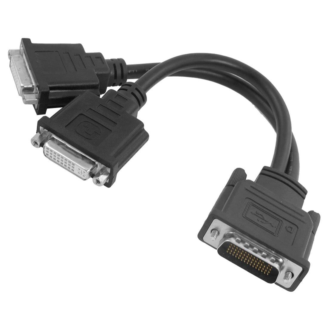 Gimax Cheapest DMS-59 Male to 2 Dual Link DVI-I 24+5 Pin Splitter Adapter Cable