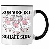 Diese Kaffeetasse mit witzigem Spruch und süßem Schaf-Design ist das coole Geschenk für jeden Schaf-Liebhaber und Hirten.