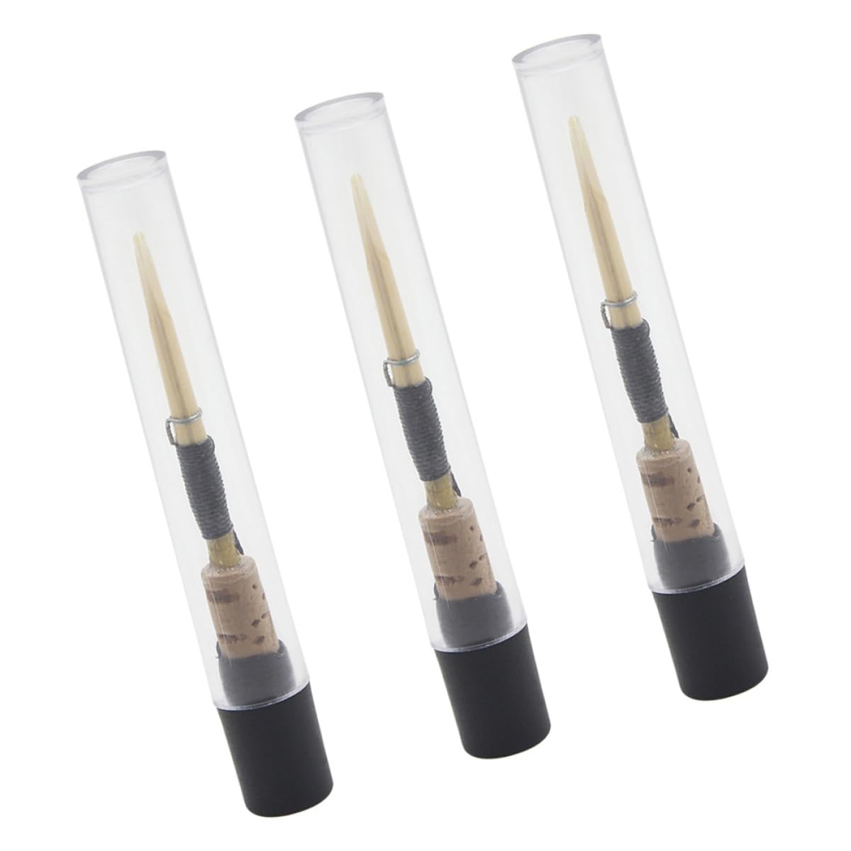 Levemolo 3 Cañas para Oboe de Caña Natural Accesorio para Instrumento de Viento Color Negro Tamaño Estándar Ligero y Compacto para Músicos y Uso Diario