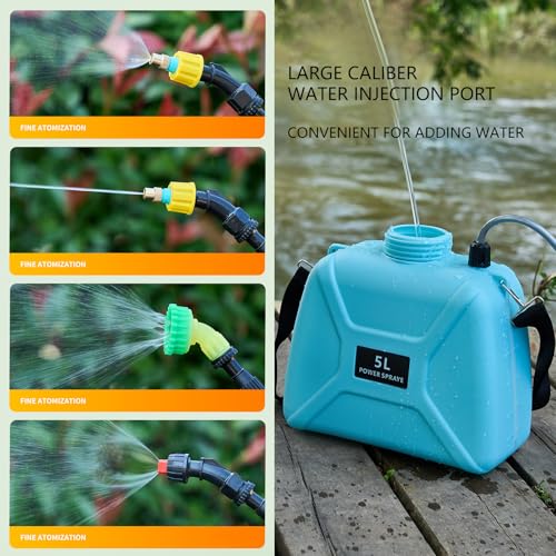 Pulvérisateur électrique 5L l'allié idéal pour sublimer votre jardin et vos massifs fleuris - 7