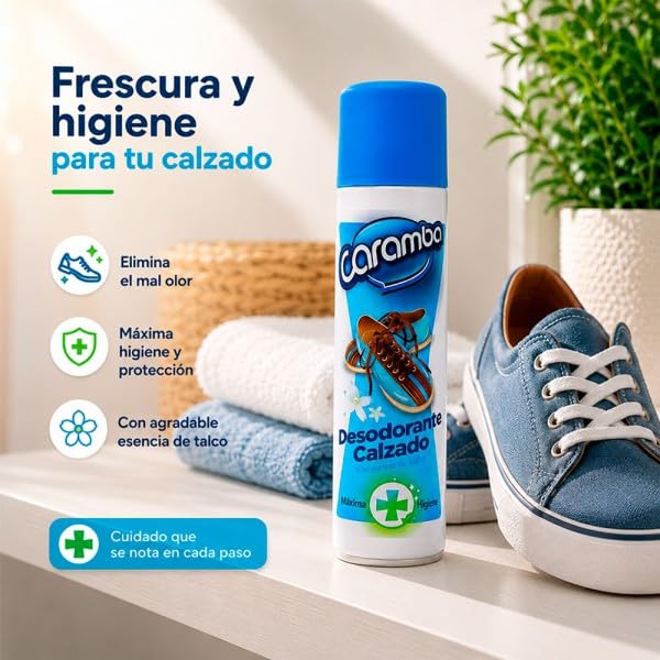 Desodorante Calzado desifenctante en Spray 300 ml Caramba