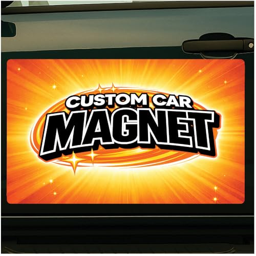Custom Car Magnets for Business Personalized Vehicle Magnetic Signs for Cars Trucks Vans with Your Full-Color Image & Text