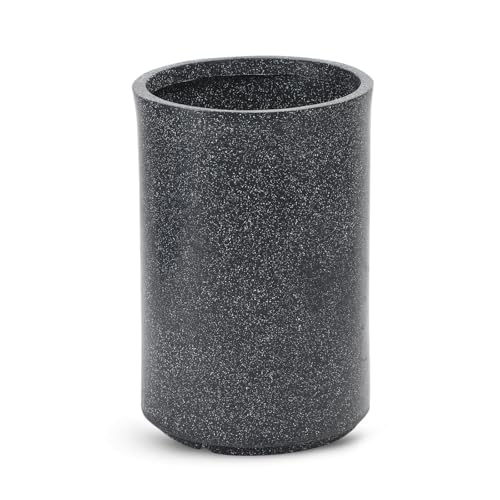 Image of GTB Cylinder German Polymer Pots for Plants Highly Durable Polymers Lightweight Indoor Outdoor Plant Pots, Flower Pot Gamla Tree Planter Container Planters(Plant not Included) (Grey Marble, 18 inch)