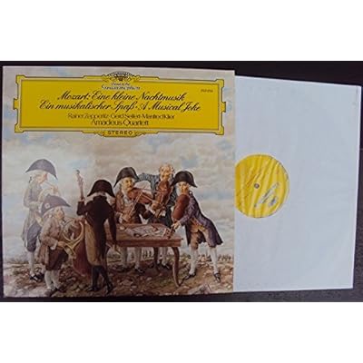Eine kleine Nachtmusik KV 525, Ein musikalischer Spa&szlig; KV 522 Dorfmusikanten Sextett. Amadeus Quartett, Zepperitz, Seifert, Klier. Stereo