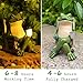 WNXURT Frog Solar Lights Outdoor Garden Mini Frog Figurines Decor for Patio Yard Lawn Ornament Solar Garden Miniature Frog Decor Gift for Women Mother's Day Birthday Housewarming Gifts