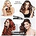 Le Angelique Get Beachy Hair Waver - 2 in 1 Crimper Curling Iron for Long Lasting Waves | 2 Inch Ceramic Tourmaline Wand with Temperature Control | Big Barrel for Loose Wavy Old Hollywood Curls