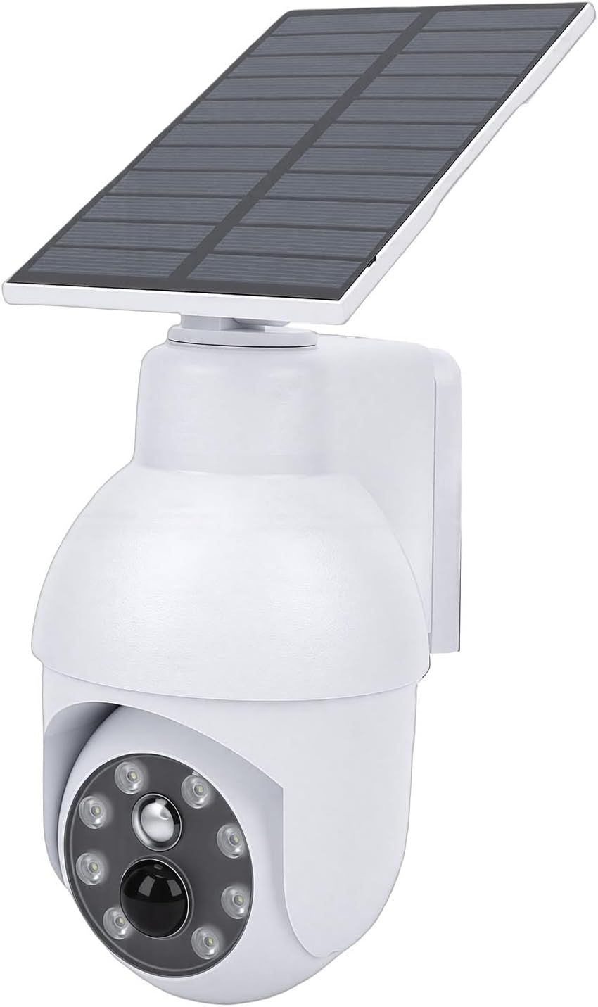 ciciglow Photo voltaic Movement Sensor Mild, Photo voltaic Safety Mild with Movement Sensor, Faux Safety Digital camera, 540LM Out of doors IP64 Water Proof FloodLights for Porch Backyard Patio Driveway