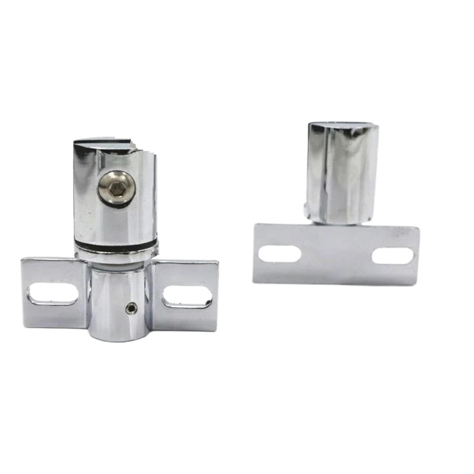 Kdhcvkz Zinc Material 2Pcs(1Pair) Zinc Glass Door Hinge
