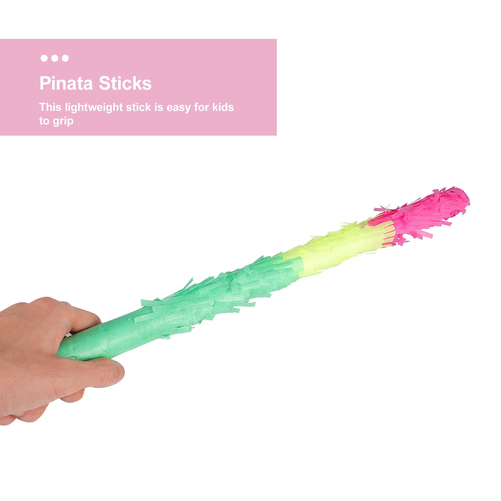 Piñata de Limón Decorativa para Fiestas Infantiles, Material de Papel Aluminio, Incluye Palo para Romper, Adecuado para Cumpleaños y Reuniones Familiares