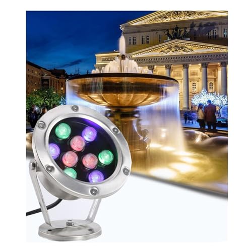 Luz subacuática para estanque luces LED para fuente sumergible IP68 YldessmEU piscina