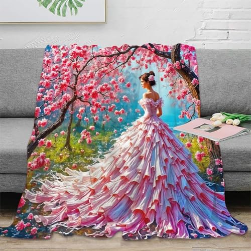 Robe de beauté couverture douillette plaid 3D en microfibre douce et chaude - 2