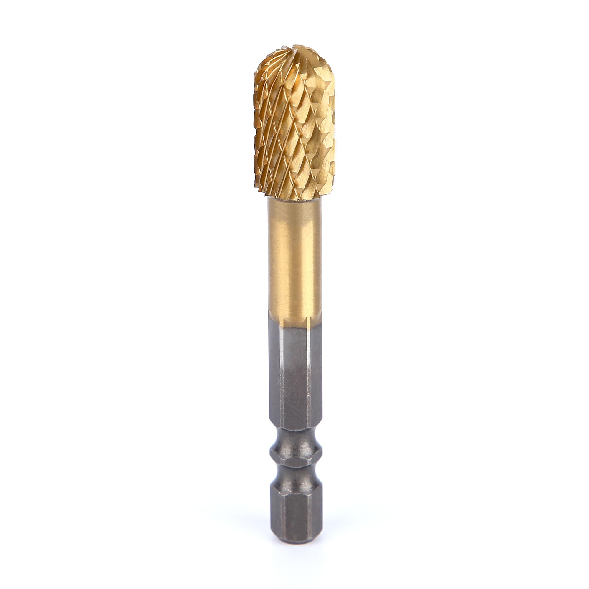 HUHAO Tungsten Carbide Rotary Burr Bit, Double Cut Carbide Burr 1/4" Shank Die Grinder Cutting Burrs Bit for Metal Working & Sturdy — Amazon image 12