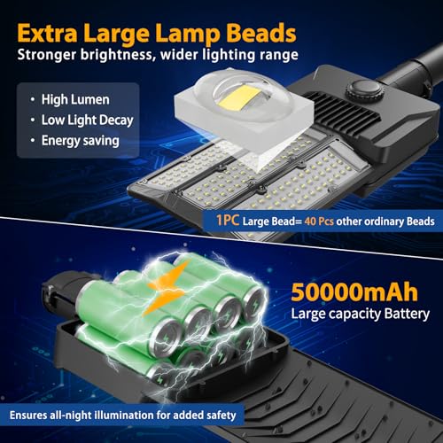 8000W-Solar-Street-Lights-OutdoorCommercial-Solar-Parking-Lot-Lights-Dusk-to-Dawn-IP67Solar-Outdoor-Light-with-Motion-Sensor-and-Remote-ControlSolar-Security-Flood-Lights-for-YardBasketball-Court 8000W Solar Street Lights OutdoorCommercial Solar Parking Lot Lights Dusk to Dawn IP67Solar Outdoor Light with Motion Sensor and Remote ControlSolar Security Flood Lights for YardBasketball Court