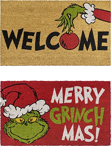 Grinch Door Mat
