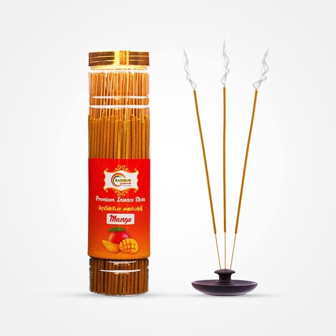 RAINBOW AGARPATHI Organic and NonToxic Incense Agarbatti Sticks 250g