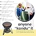 Kandu Outdoor Charcoal Oven Grill, Jungle Green - Cooks from All Directions, Space Saving, Includes 8 Skewers, Up to 750 Degrees - Quick Vertical Cooking Locks in Flavor, Nutrients & Moisture