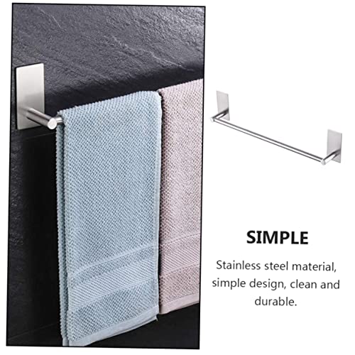Porte serviette mural sans perçage en acier inoxydable SEWACC - 8
