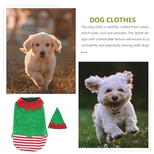 Disfraz Navideño para Perro Talla L Color Verde miniatura 5