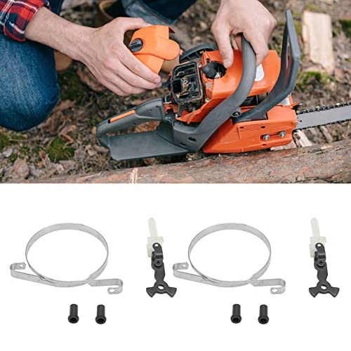 Oukens OUKENSP6FHS3TQMY 2 Kits Chain Brake Band, Joint Knee Clutch Cover Repair Kit For Husqvarna 445E Ii 450 455 460 Rancher Chainsaw Replacement Spare Parts thumb #5