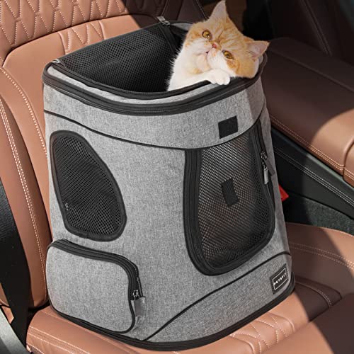 Petsfit Pet Carrier Backpack Easy-Fit Pet Travel Backpack Carrier For Hiking Walking Cycling Suitable For Small Medium Dogs Cats And Rabbits Up To 22 Pounds #TOP1