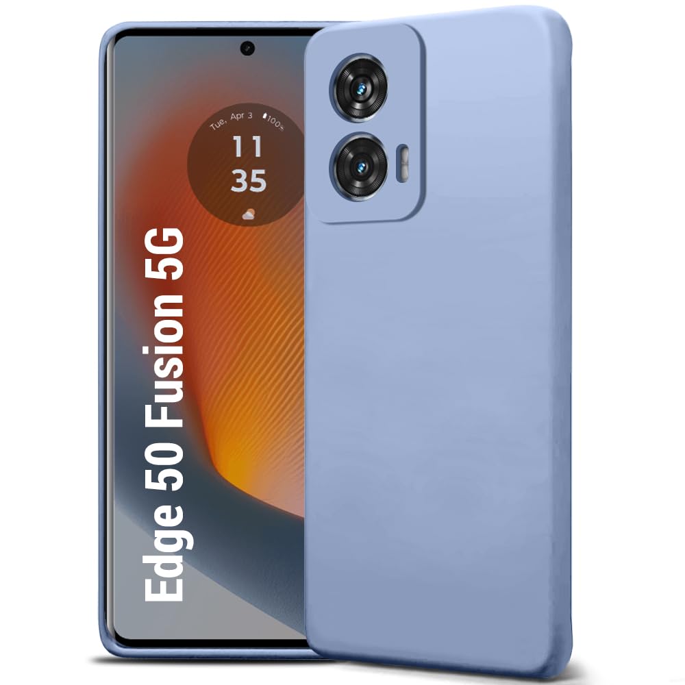 TheGiftKart Liquid Silicone Back Cover Case for Motorola Edge 50 Fusion 5G | Soft Micro-Fibre Lining Inside | Camera Protection Bump | Shockproof Cover for Moto Edge 50 Fusion (Silicone,Light Blue) (B0D9WGPPD5) Amazon Price History, Amazon Price Tracker