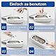 Kunphy Ultraschallreinigungsgerät, 48000Hz Brillenreinigungsgerät, ultraschallreiniger 350ml mit digitalem Timer, Ultrasonic cleaner für brille, schmuck, zahnschiene, Münzen