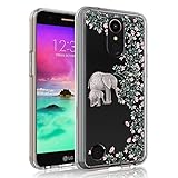 Case for LG K20 V/LG K20V/LG K20 Plus/LG Harmony/LG V5/LG Grace LTE/LG VS501/LG K10 2017, SYONER [Scratch Resistant] Ultra Slim Clear Phone Case Cover [Elephant]