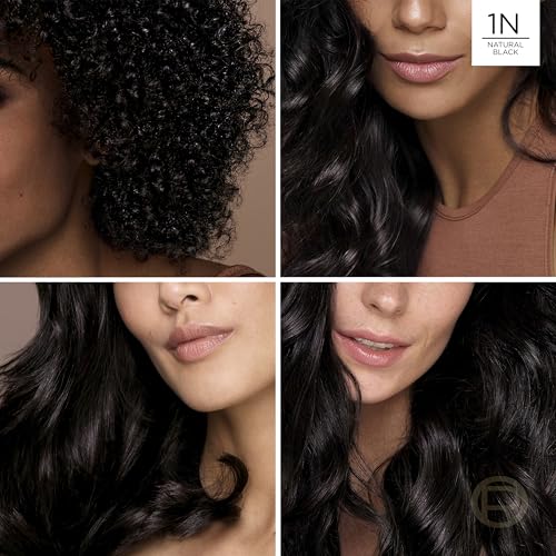 Image of L'Oreal Paris Excellence Universal Nudes Permanent Hair Color, Ammonia Free Hair Dye for Gray Hair Coverage, 1N Natural Black, 1 Hair Dye Kit