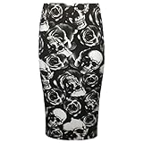 Crayon moulant extensible imprimé pour femme - Grande taille