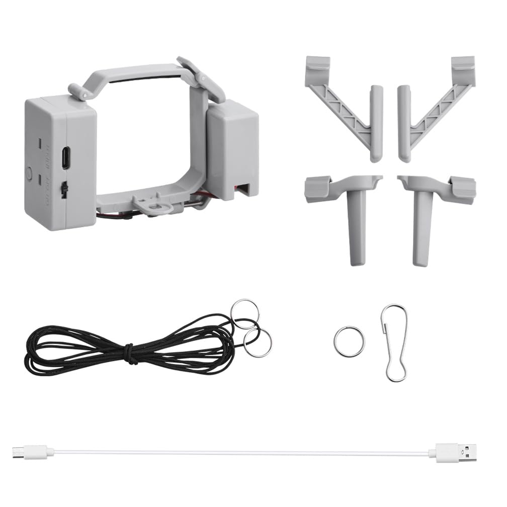LiLiTok Thrower Airdrop System Compatible avec DJI Mini 4 Pro Télécommande Lumière Senor Livraison et accessoires de drone