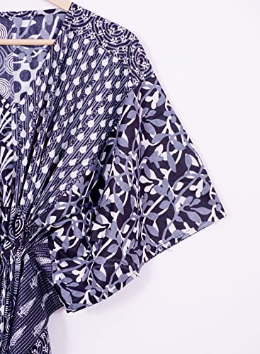 100% Cotton Kaftan Dress Tunic Long Maxi Kimono Gown Swimsuit Coverup 2025 Summer Bathing Suit Caftan Maxi Dress Loungewear4