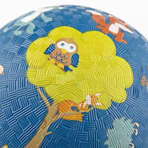 SIGIKID 43086 Kautschuk Ball Wald, blau, bunt, griffig, ab 1 Jahr, Naturkautschuk