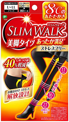 Pip Slim Walk (Slim Walk) Legs Tights I had satisfactory Stress-Free L ~ LL Size Black Osoto for Wearing Pressure