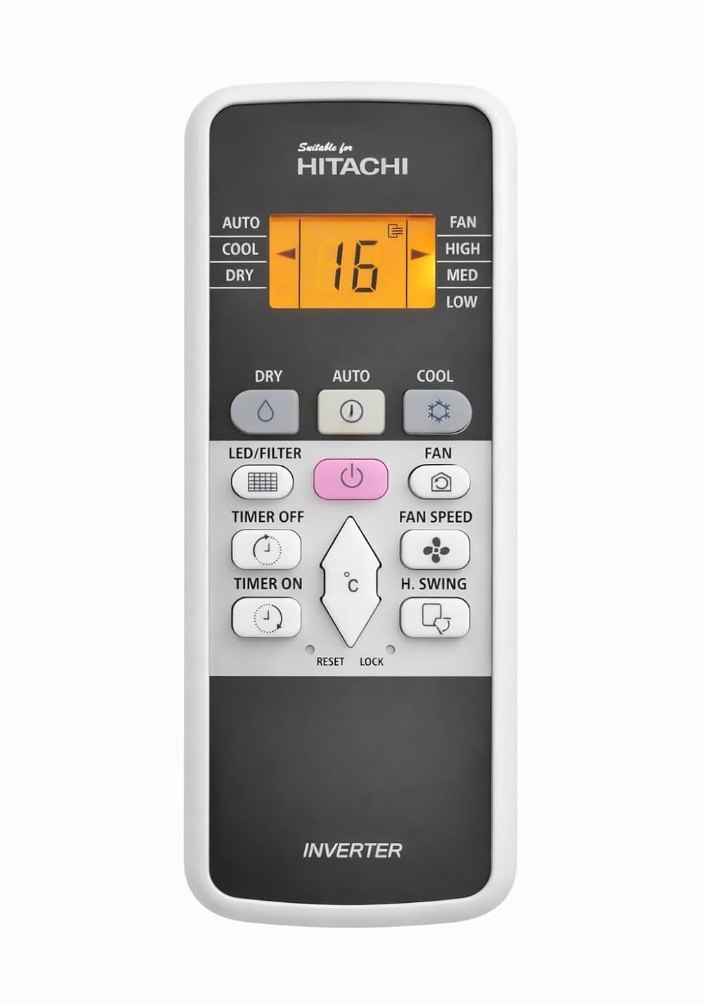 5 Years Warranty Remote Compatible for Hitachi Ac Remote 1Ton 1.5Ton 2 Ton, Backlight Function-image-26