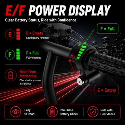 Image of Electric Scooter for Adults and Teens, 350W, 19MPH, 15-Mile Range